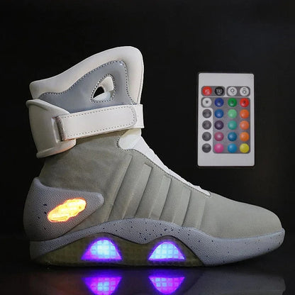 GlowStrides USB Rechargeable LED Boot Sneaker Shoes