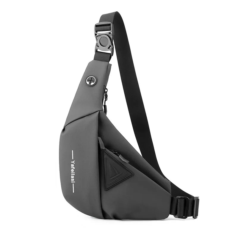 Compact Anti-Theft Crossbody Sling Chest Bag for Men – Travel Shoulder Bag for Phones, Wallets, and Everyday Essentials