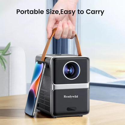 Mini Projector with WiFi and Bluetooth - Electric-Focus/Auto Keystone/Short Throw