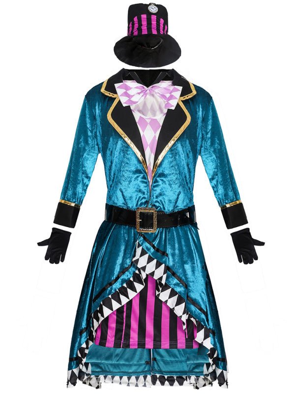 Women's Fantasy Mad Hatter Halloween Costume Dress | Mini