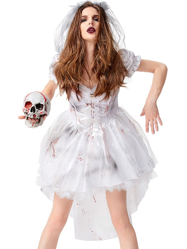 Women's Halloween Costume Dress | Puff Sleeve