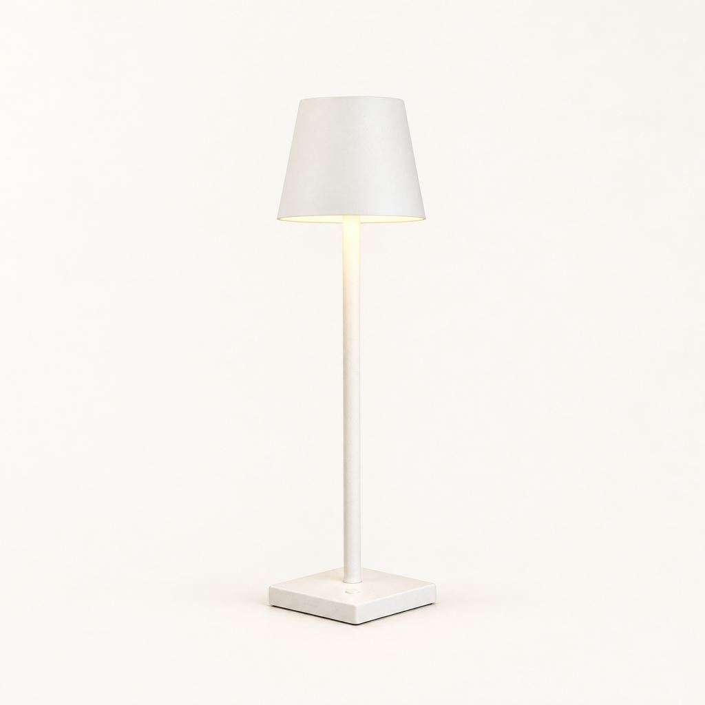 Aluminum Cordless Table Lamp – Rechargeable Touch Dimmable Portable Lamp