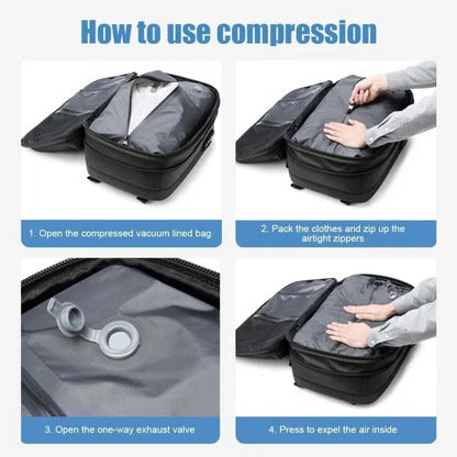 Structured Rucksack with Internal Compression System