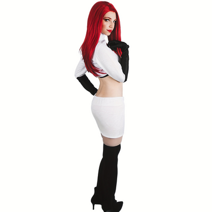 Women’s Long Sleeve Halloween Anime Costume Set | Mini
