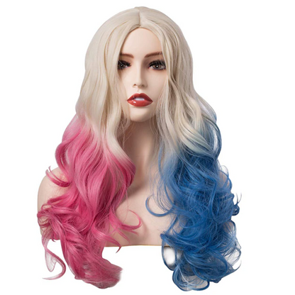 Women's   Clown Halloween Villain Costume Set