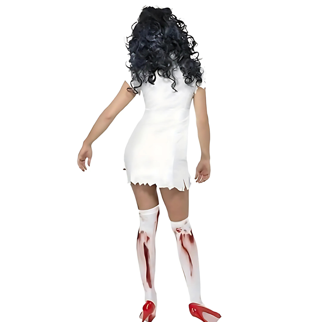 Women's   Bloody Halloween Costume Nurse Dress | Mini