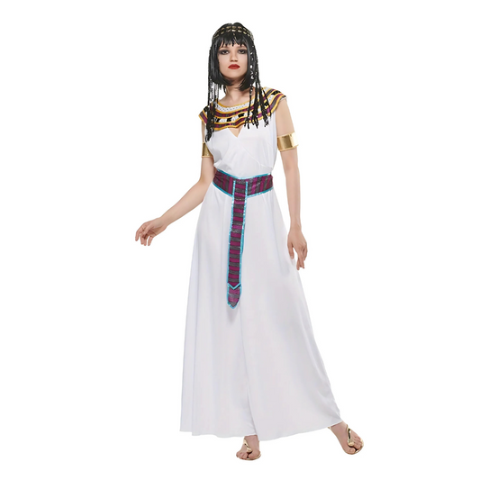 Women’s Cleopatra Halloween Costume Dress | Royal Sleeveless Maxi