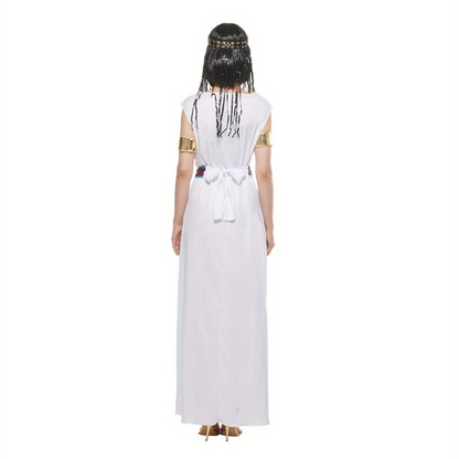 Women’s Cleopatra Halloween Costume Dress | Royal Sleeveless Maxi