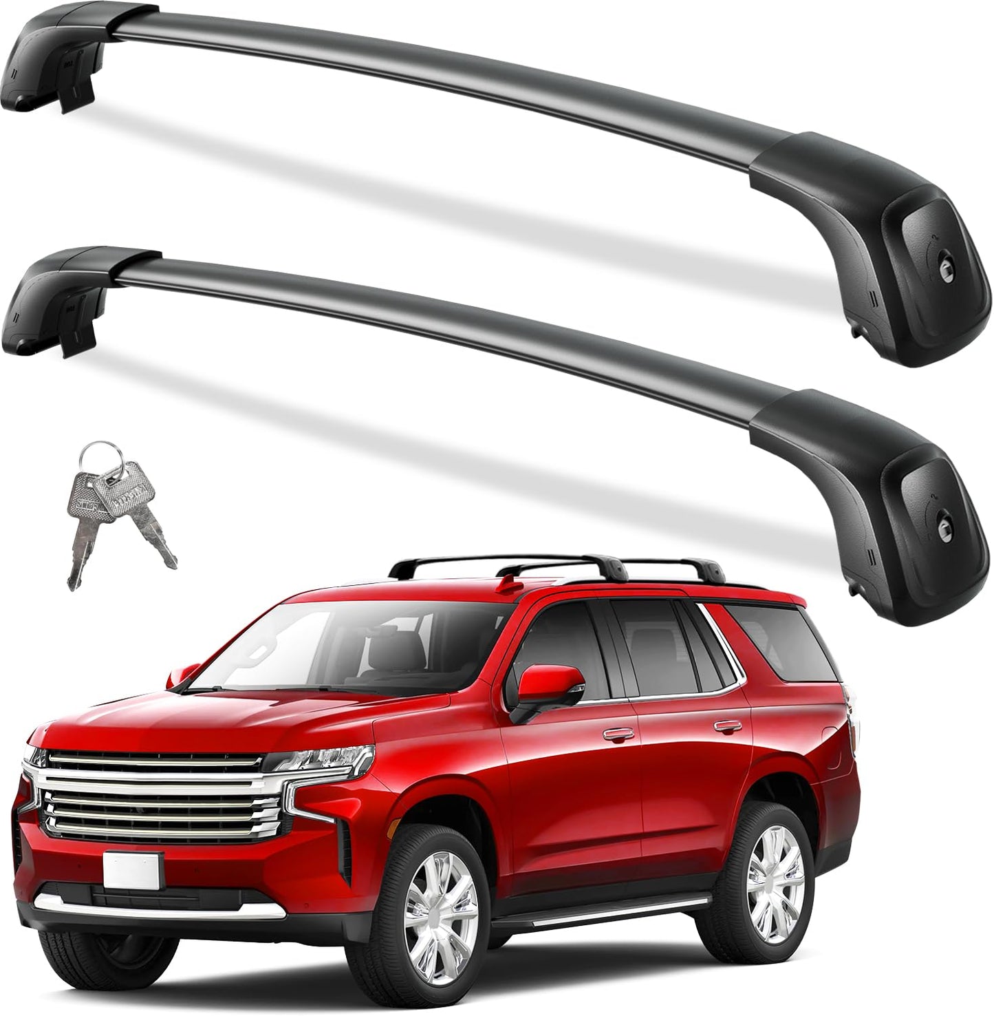 Roof Racks Cross Bars Fit for 2021-2024 Chevrolet Tahoe and Suburban, Yukon and Yukon XL