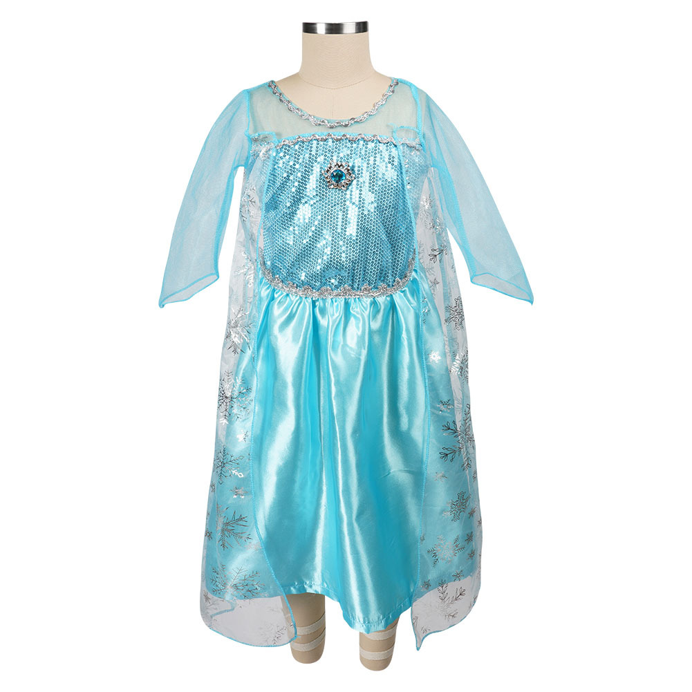 Girls Long Sleeve Halloween Princess Costume Dress | Maxi
