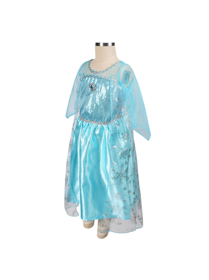 Girls Long Sleeve Halloween Princess Costume Dress | Maxi