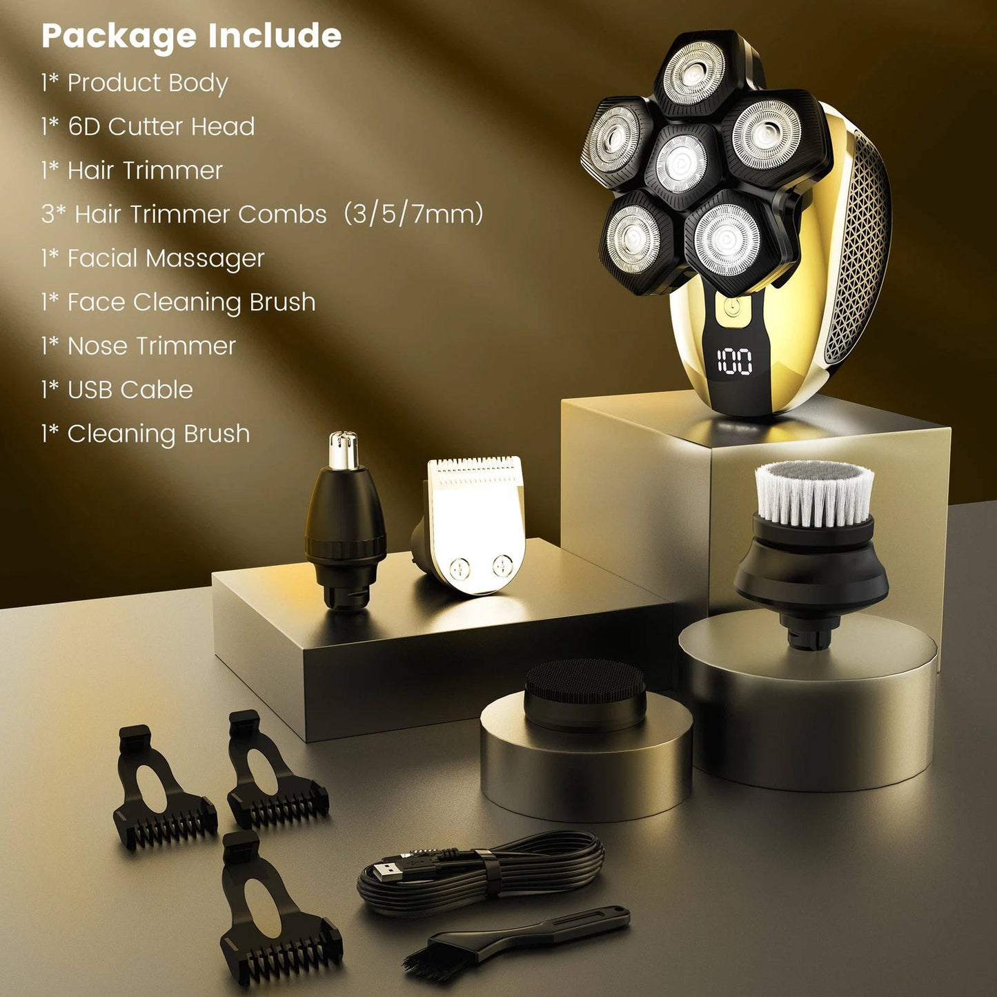 Electric Head Shaver and Bald Skull Razor for Men