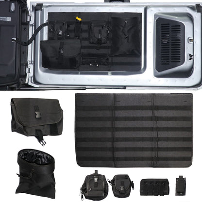 7Pcs Black Tailgate Storage Bag for 2021-2025 Ford Bronco 2/4 Door