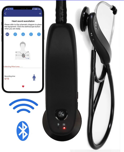 Premium Electronic Bluetooth Digital Stethoscope – Wireless & Intelligent