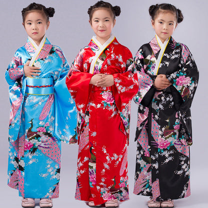 Girl Kimono Wabi (5 Colors and 4 Sizes)