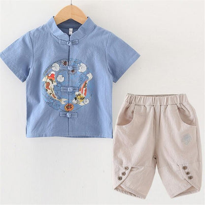 Boy Kimono Kitsune (13 Colors and 6 Sizes)