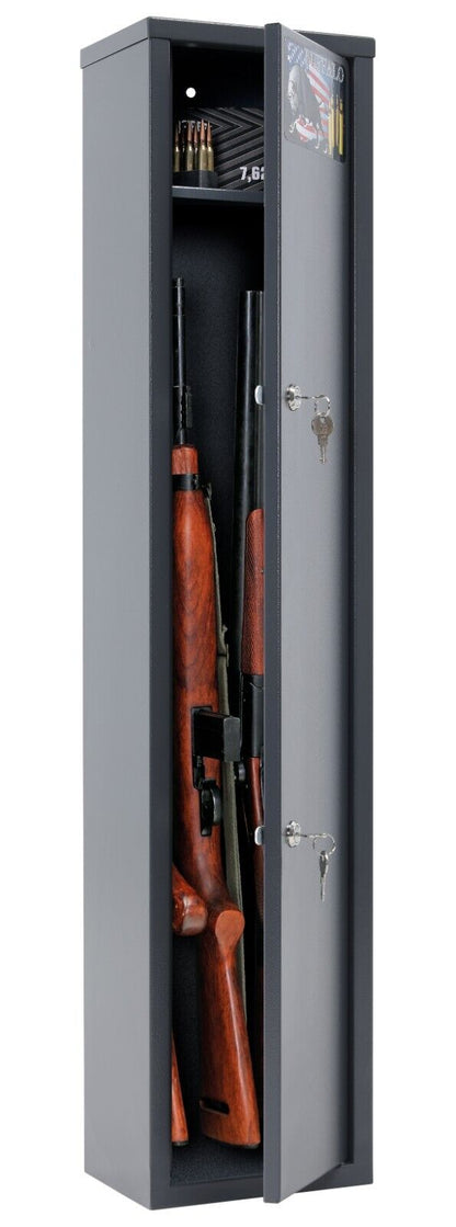 Safe Buffalo Gun Rifle (36"-45") Shotgun Metal Security Cabinet Storage