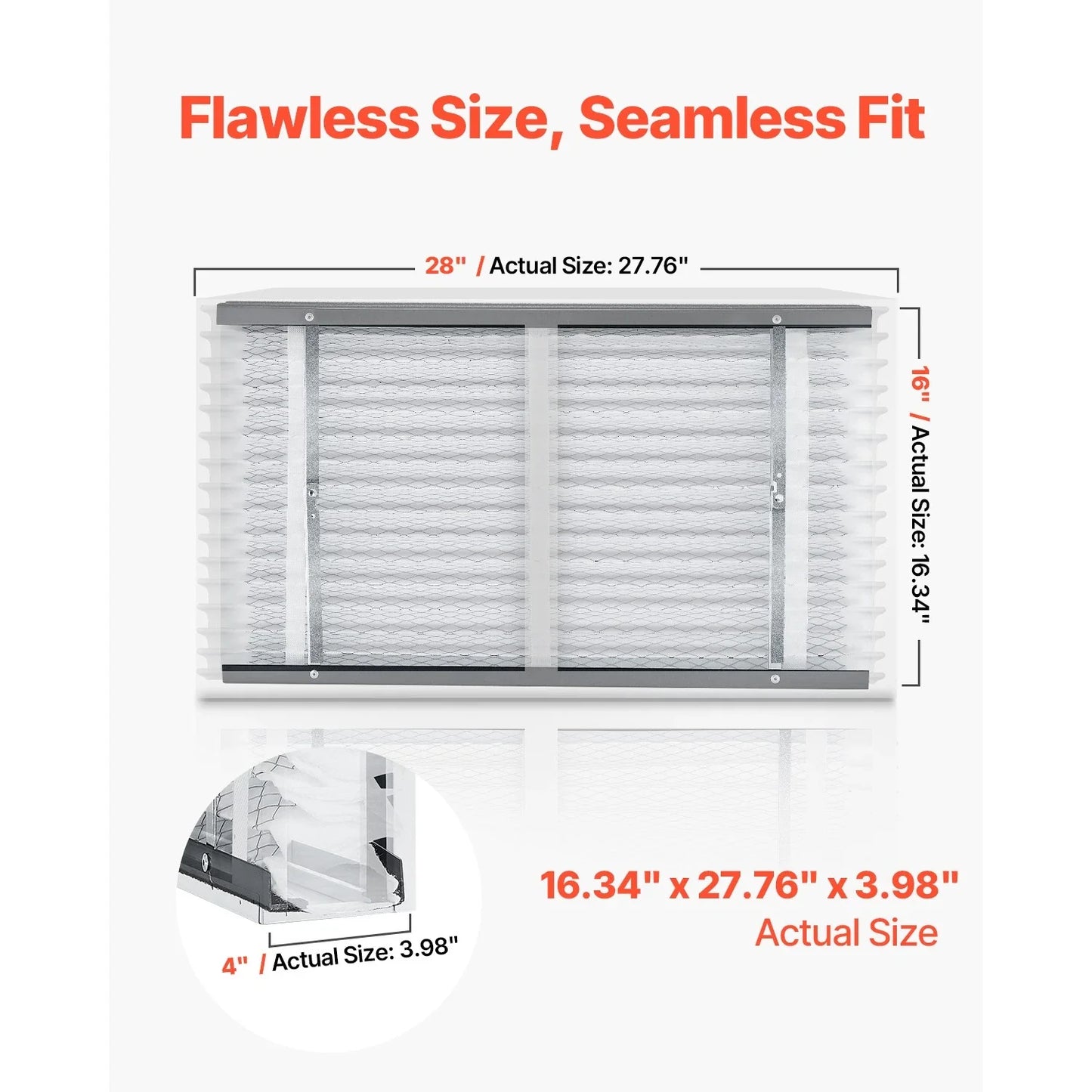 2 PACK Aprilaire 413 Filter Media Replacement for 2410 4400 MERV 13 HVAC Furnace