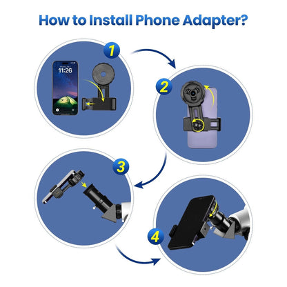 Professional Telescope 210X W/ Star Tracking APP for Beginner Adults