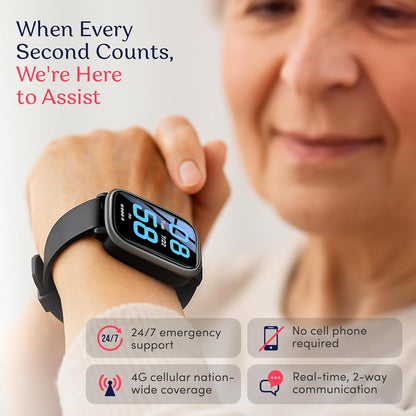 Senior GPS Smartwatch with Fall Detection