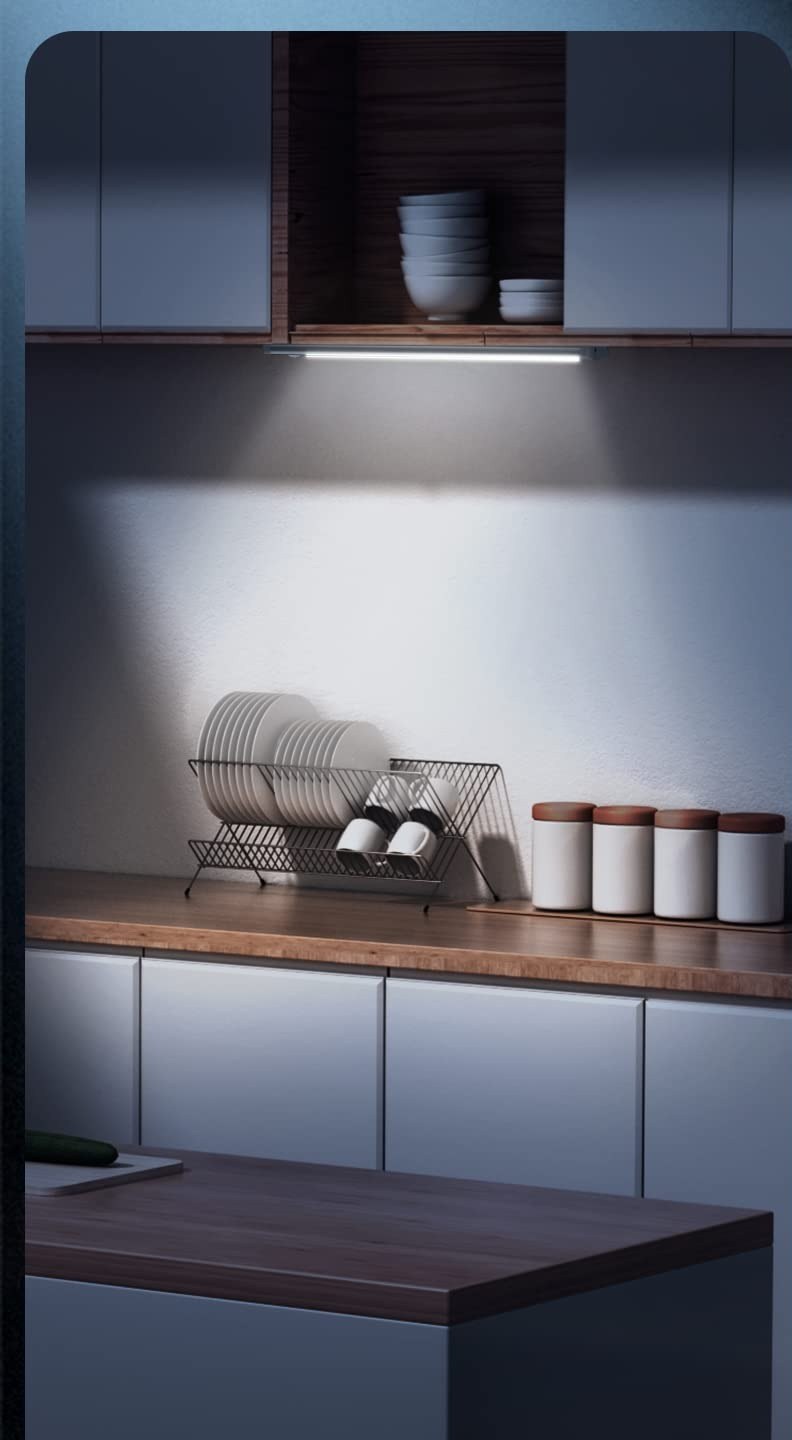 10-Inch Rechargeable Motion-Sensor Under-Cabinet Light, 2-Pack