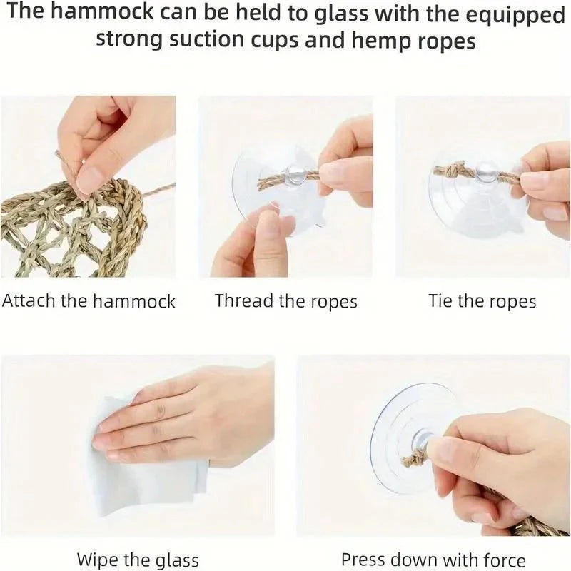 Bearded Dragon Hammock Reptile Lounger for Chameleon  / lizard