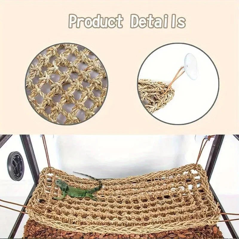 Bearded Dragon Hammock Reptile Lounger for Chameleon  / lizard