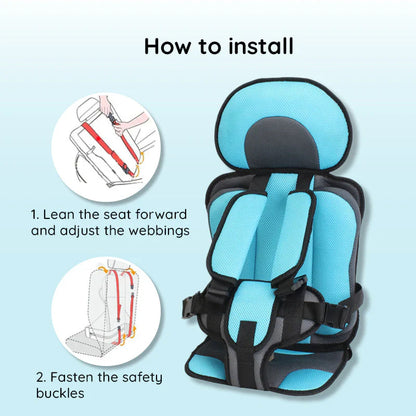 Travel Car Seat Portable Toddler Booster Safety Best Compact Harness Foldable