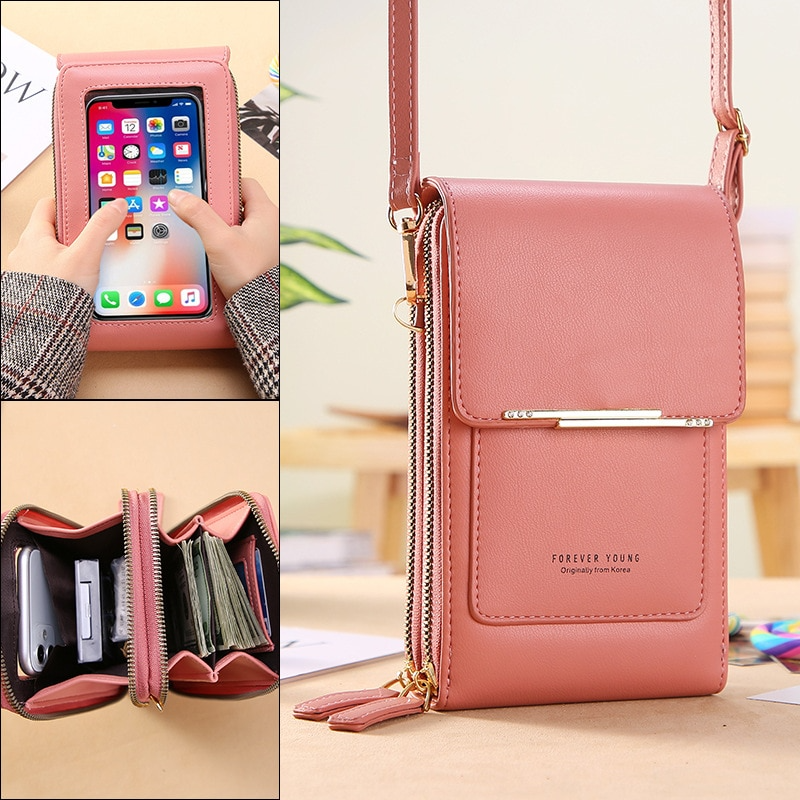 Phone Crossbody Bag For Women: Shoulder Handbag Wallet with Cards Slots - SKINMOZ MARKET