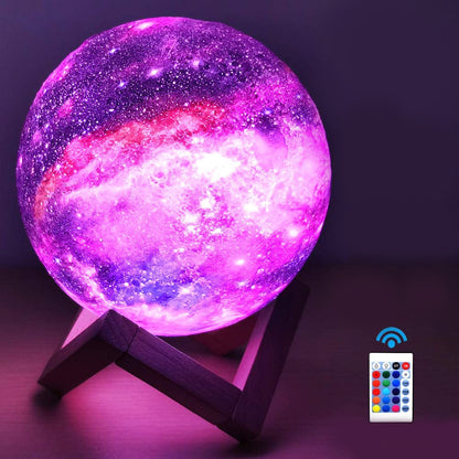 3D Moon Lamp : Color Changing Night Light - Gifts for Girls & Boys - SKINMOZ MARKET