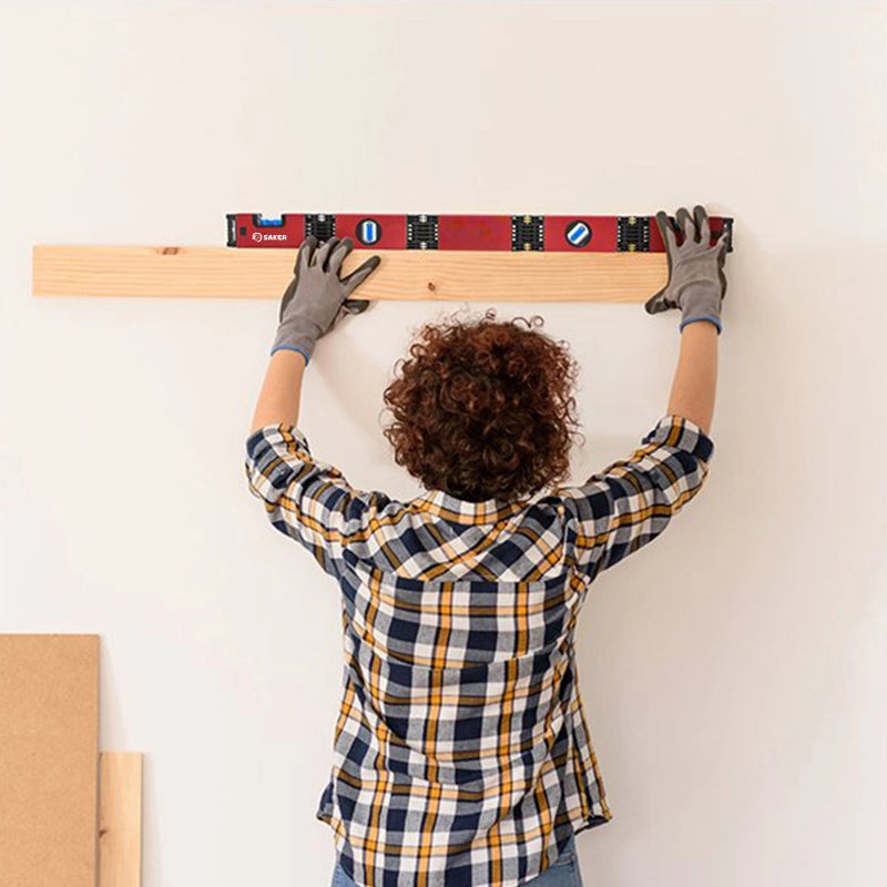 Foldable Level With 45°/90°/180° Bubbles - Saker Measuring Tool