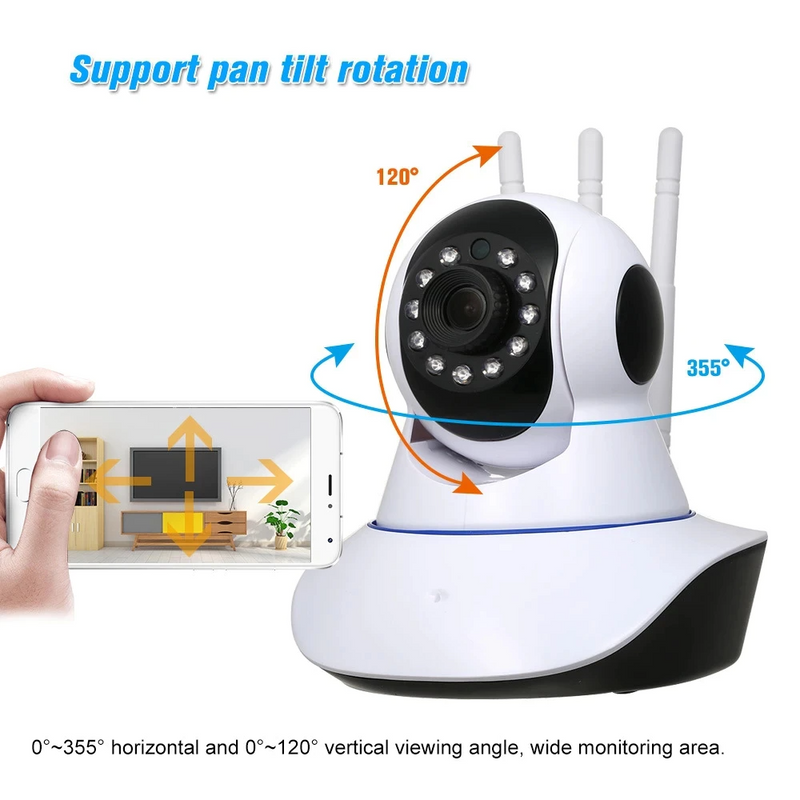 Wireless Security Camera Audio CCTV Camera Night Vision