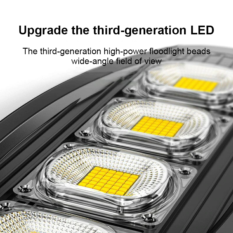 Solar Street Light - Outdoor Lamp IPX66 Waterproof 3000W Multi modes - SKINMOZ MARKET