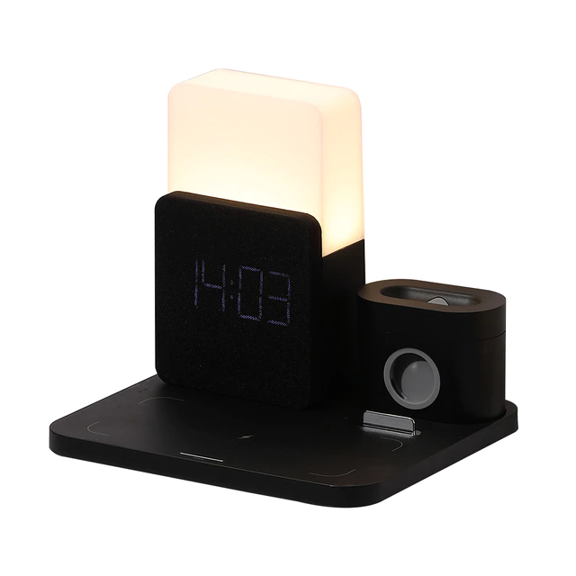 Alarm Clock With Wireless Charging: