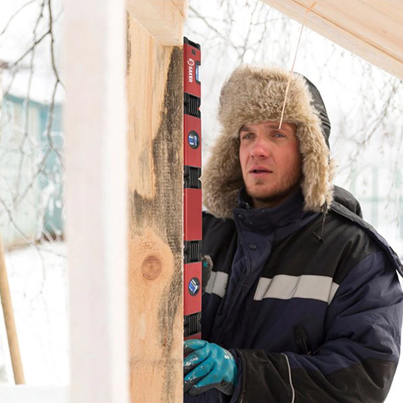 Foldable Level With 45°/90°/180° Bubbles - Saker Measuring Tool