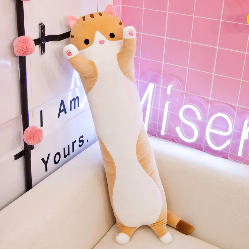Long Cat Plush - Cat Plushie Body Pillow Stuffed Animal