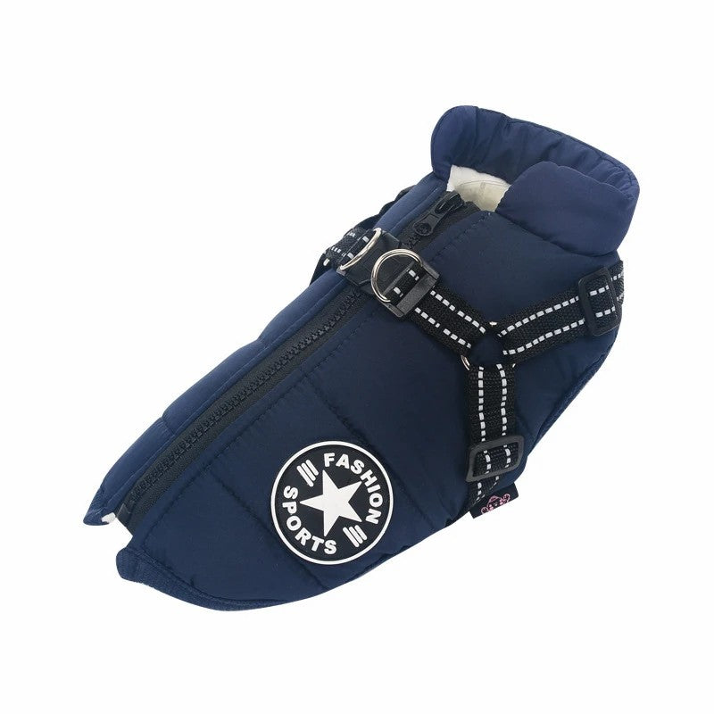 Dog Jacket - Waterproof Winter Jacket with Built-in Harness - SKINMOZ MARKET