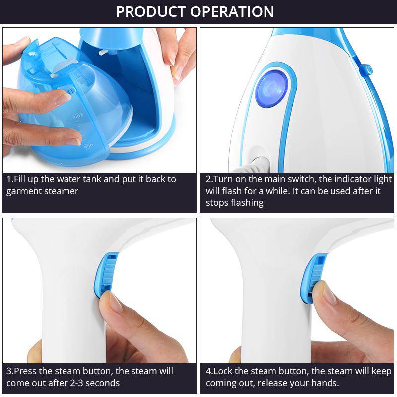 Handheld Portable Garment Steamer For Clothes - SKINMOZ MARKET