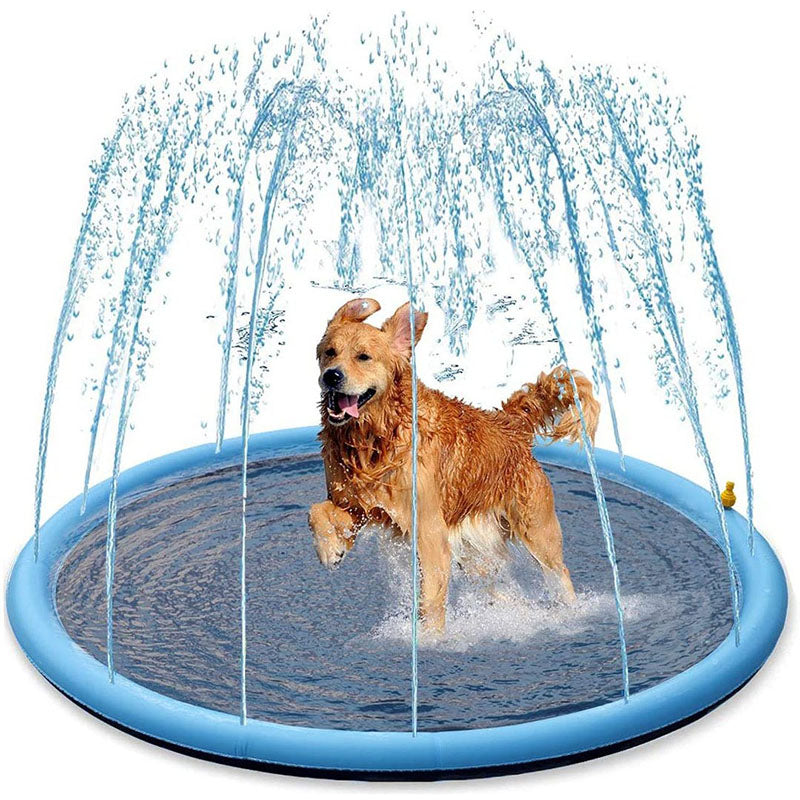 Dog Splash Pad : Splash Sprinkler Pad For Dogs