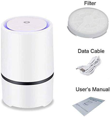 Air Purifier For Home With True HEPA Filter For Smoke Gray - SKINMOZ MARKET