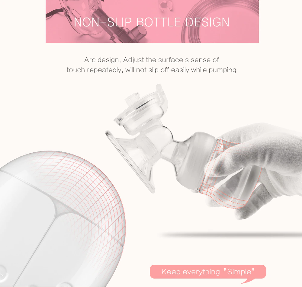 Electric Double Portable Breast Pump: Wearable Breast Pump 3 Modes - SKINMOZ MARKET