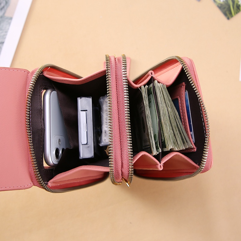 Phone Crossbody Bag For Women: Shoulder Handbag Wallet with Cards Slots - SKINMOZ MARKET