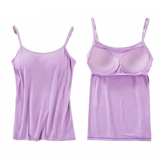 Tank Top With Built In Bra 2 IN 1