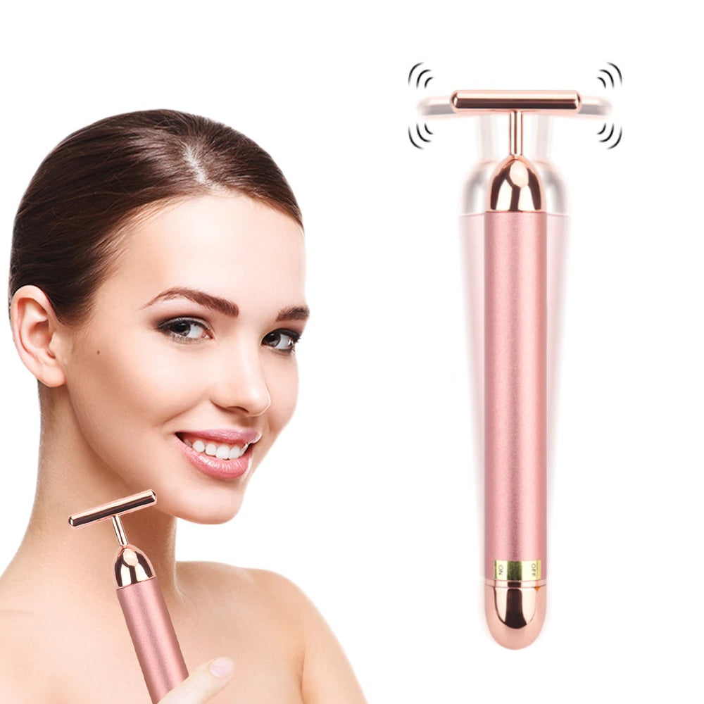 Face Massager Roller: Electric Facial Massage Roller Anti-Aging Tool - SKINMOZ MARKET