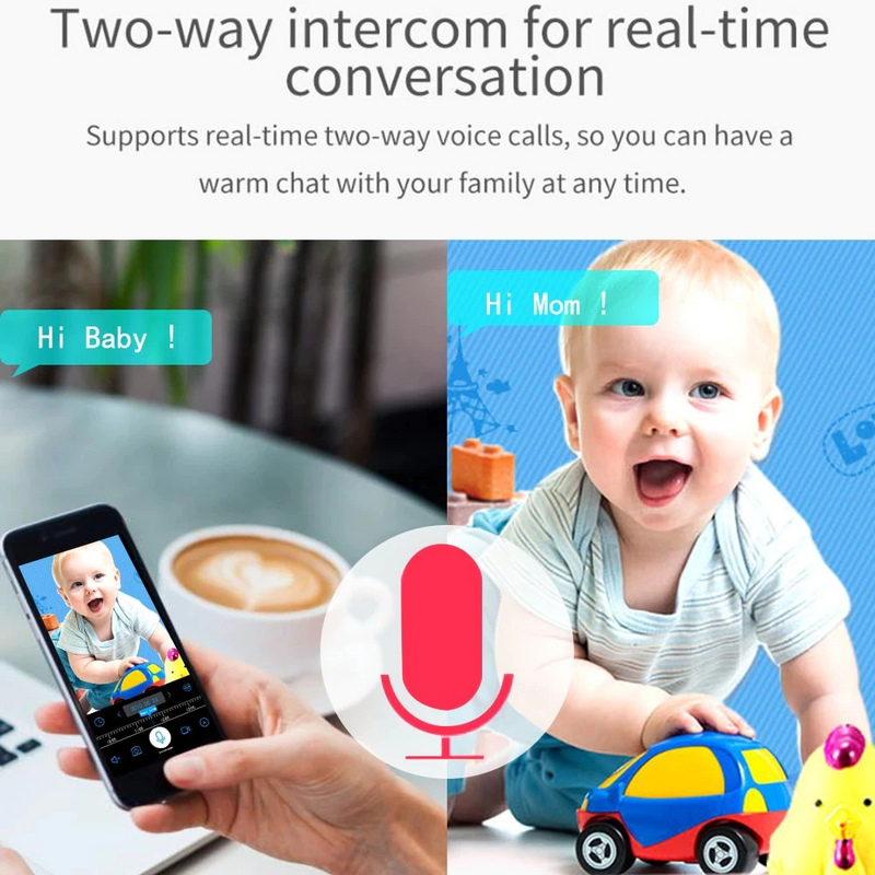 Wireless Security Camera Audio CCTV Camera Night Vision