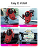 Car Wireless Phone Charger: Mini Robot Auto-Sensing Phone Holder Fast Charging - SKINMOZ MARKET