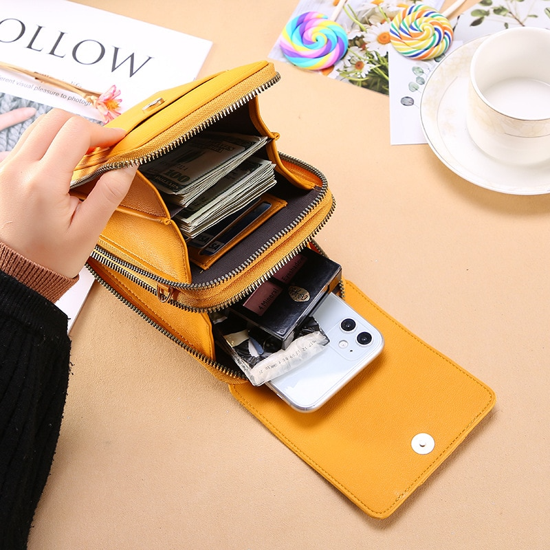 Phone Crossbody Bag For Women: Shoulder Handbag Wallet with Cards Slots - SKINMOZ MARKET