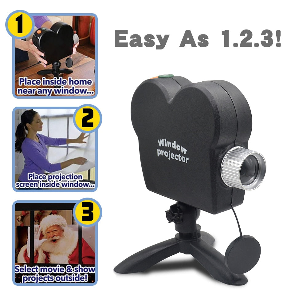 Halloween And Christmas Holographic Projector