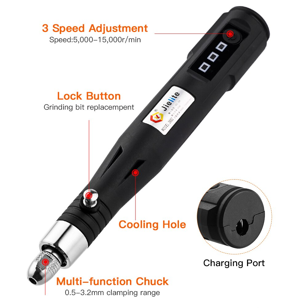 Electric Engraver Pen: Rechargeable USB Engraving Portable Pen