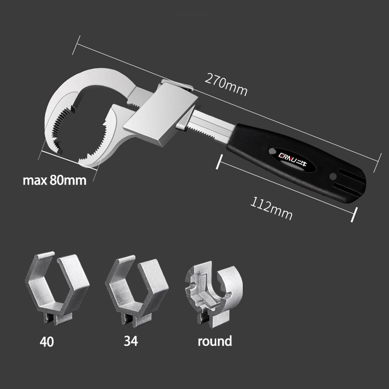 Double Ended Wrench - Universal Adjustable Wrench